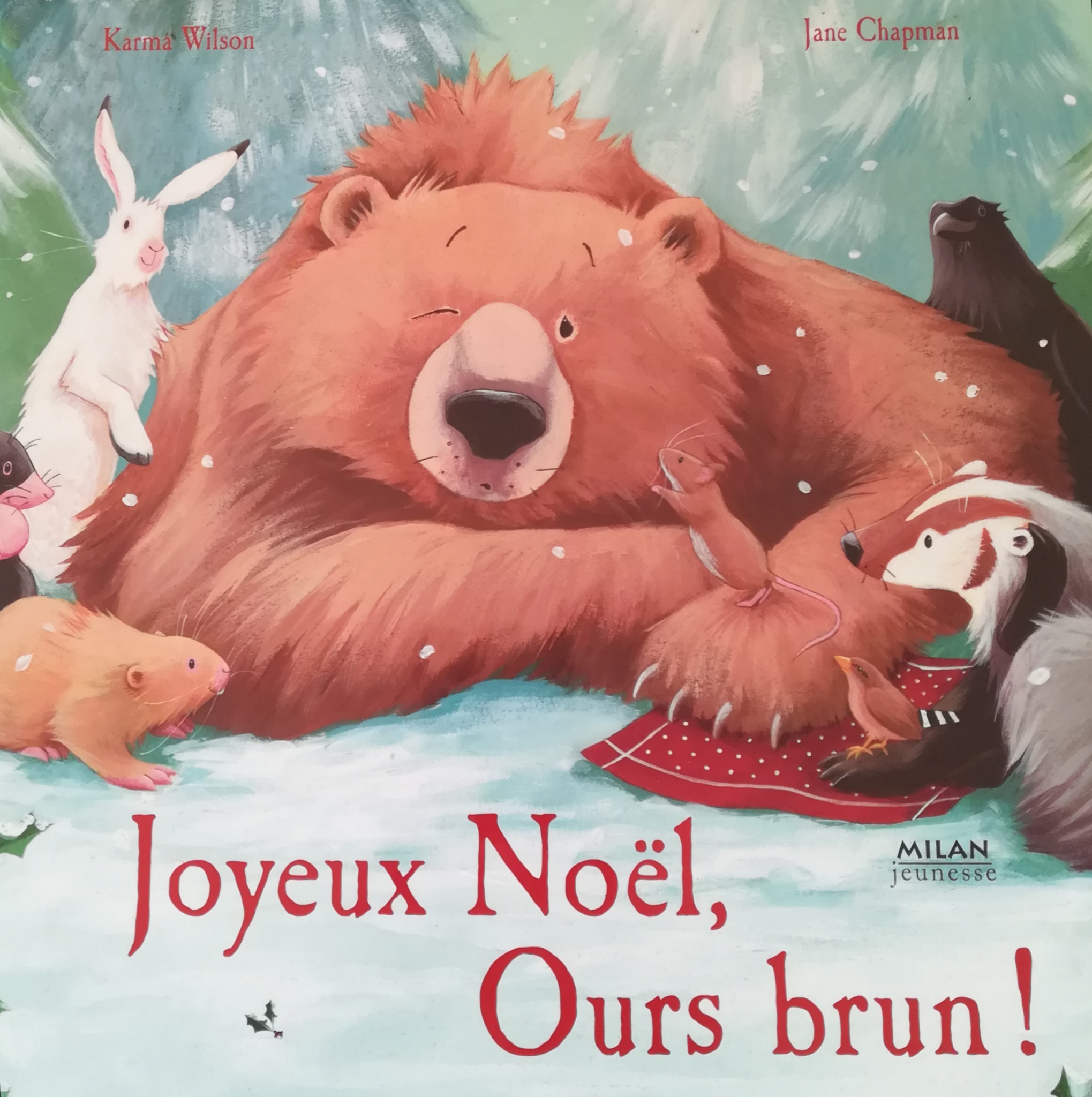 couverture Joyeux noel ours brun